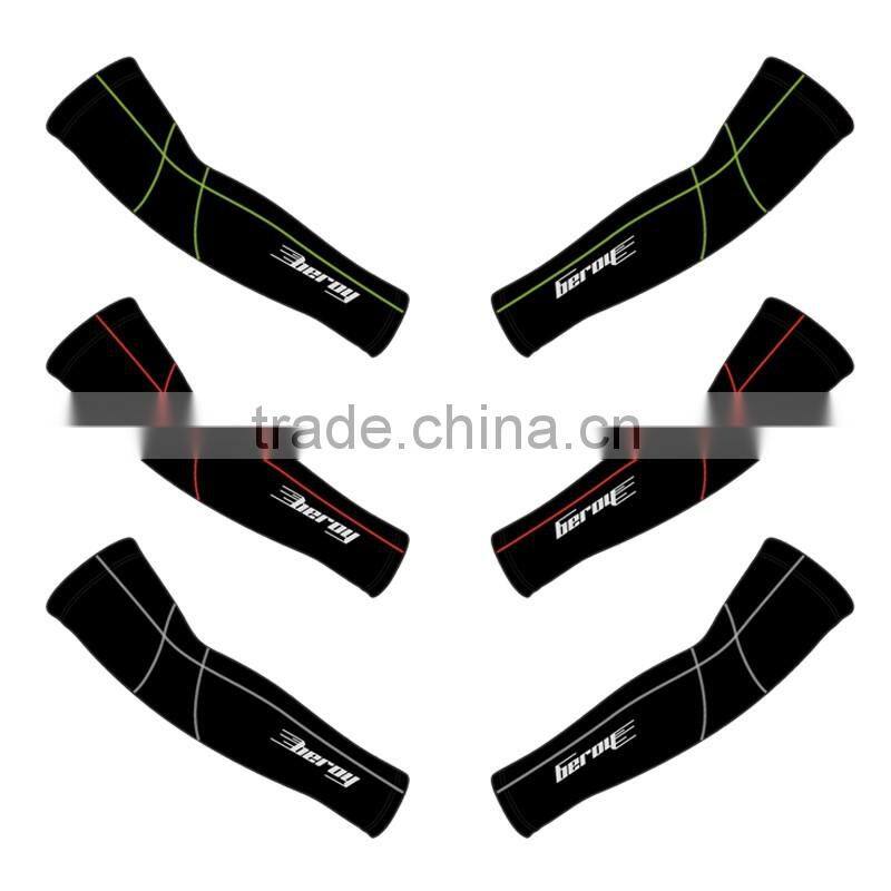 Beroy Compression Arm Sleeves , Custom Sublimation Blank Cycling Arm Warmer