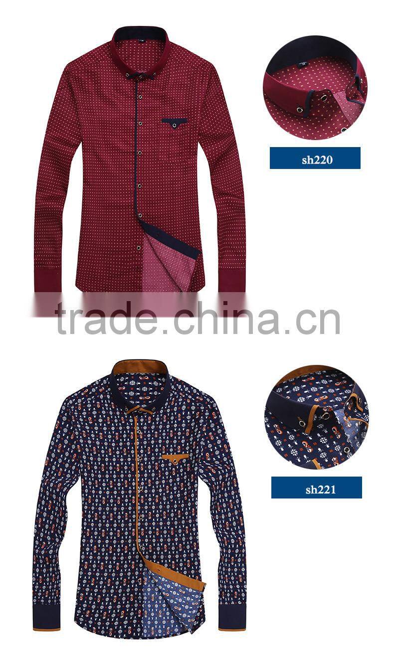 Hot sale in alibaba latest 2015 new model printing t shirt for men