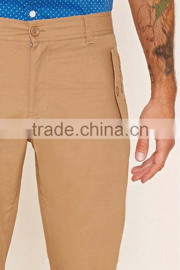China factory wholesale cheap price oem service fashion hot selling fitted canvas men pants