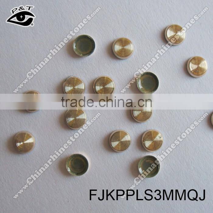 Laser Nailhead Checked Nailhead Hot fix Nailhead Iron On Metal Studs