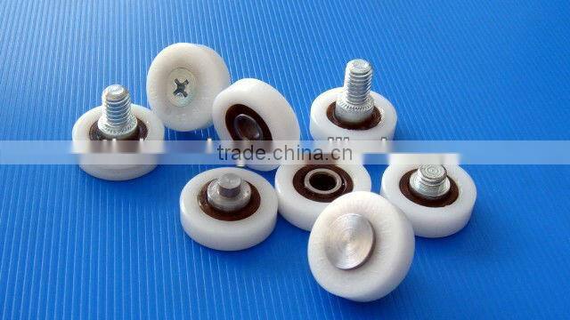 Nylon coated ball bearing plastic pulley