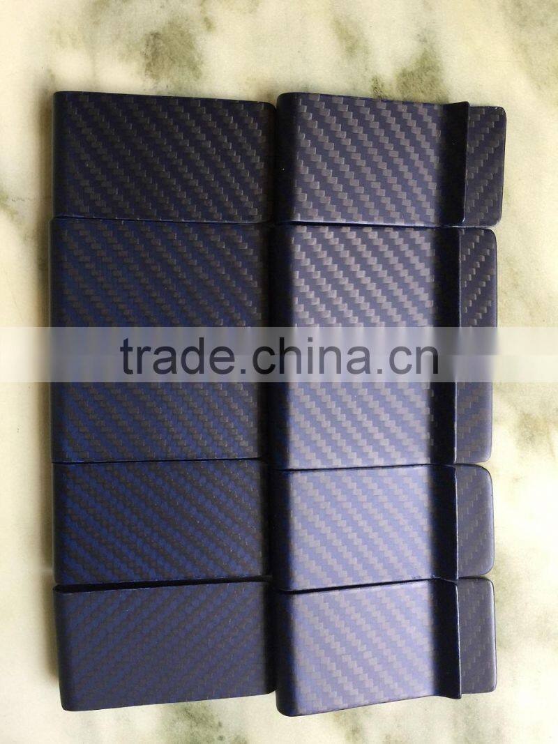 Luxury carbon fiber money clip wholesale carbon money clip