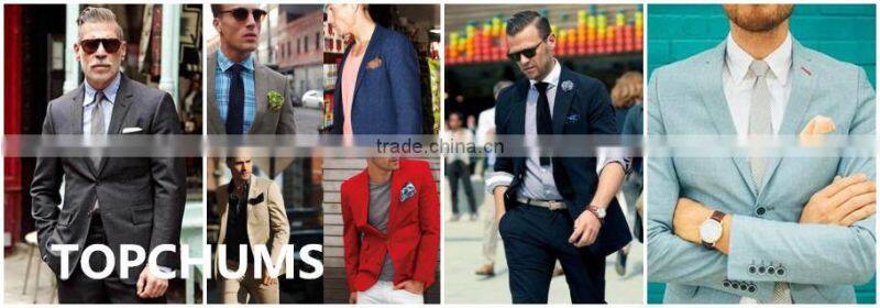 Korea style fashion Stripe printing men neck ties skinny cotton tie