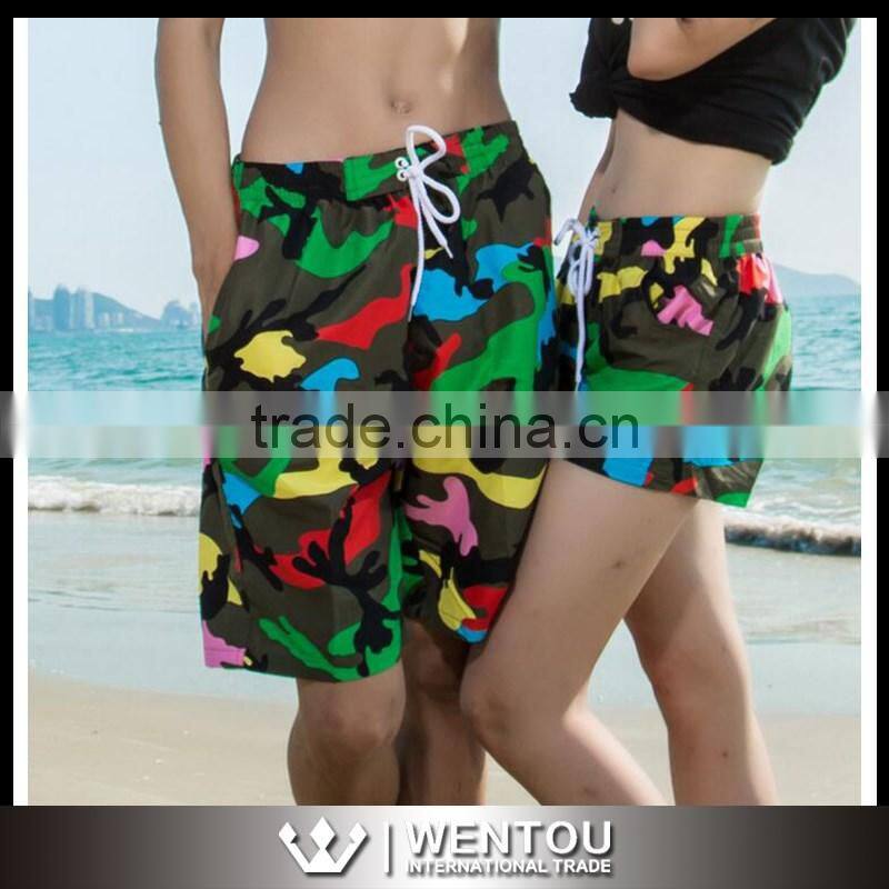 Wholesale Hot Style Fashion Couple Beach Shorts
