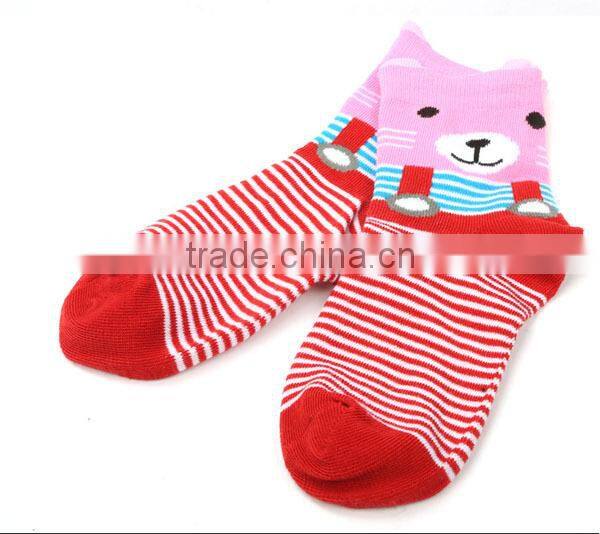 women cute bear cotton socks