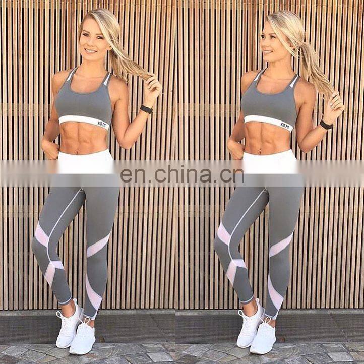 Wholesale high quality women sports yoga fitness wear yoga leggings workout running pants
