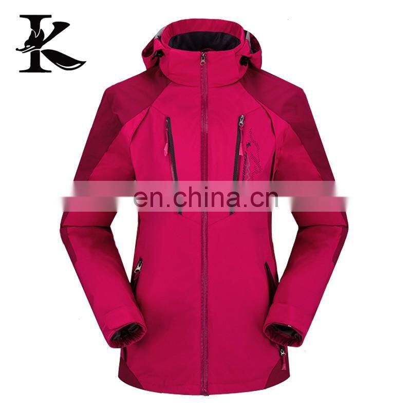 2016 Comfortable sport wear for women quick dry windbreaker waterproof jacket