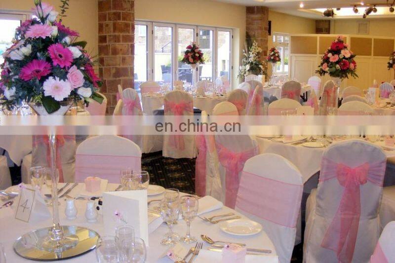 Beautiful Custom Made Banquet Flower Chair Sash