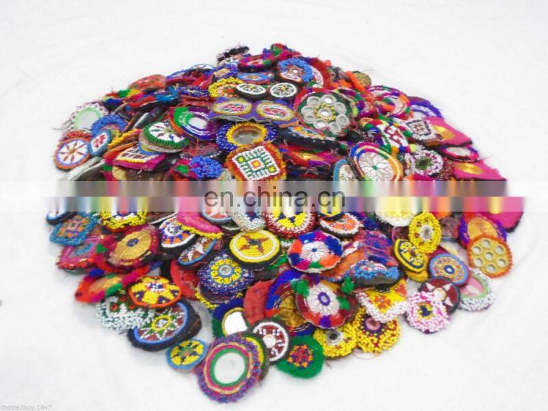 Gypsy Banjara Medallion Beaded Tribal Afghan Medallion