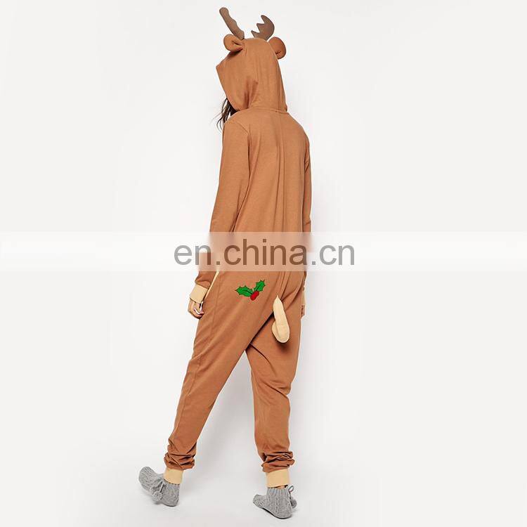Chritmas gift winter funny animal onesie, adult casual onesie