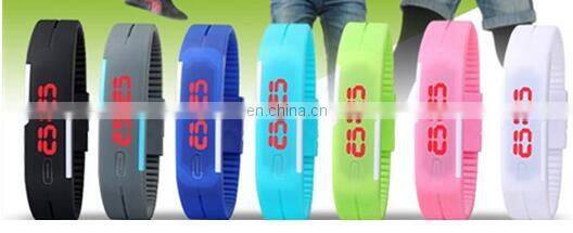 Godbead Brand creative minimalist leather Touch screen LED watch men and women lovers watch smart electronics watches