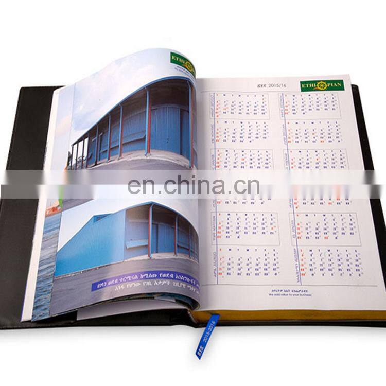 factory manufacture custom colorful printing leather cover beautiful stationery products notebook printing