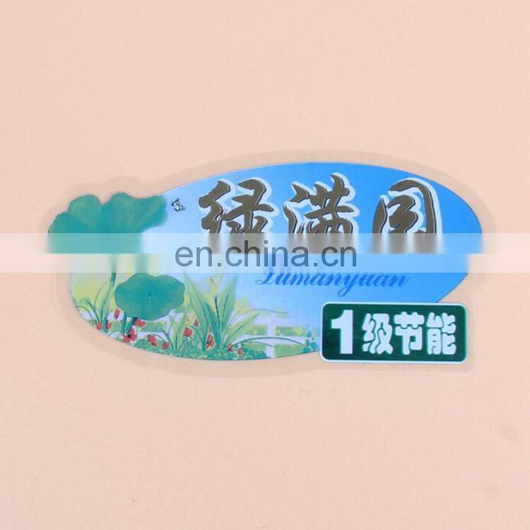 Colorful printing custom shape adhesive plastic pvc vinyl sticker paper roll