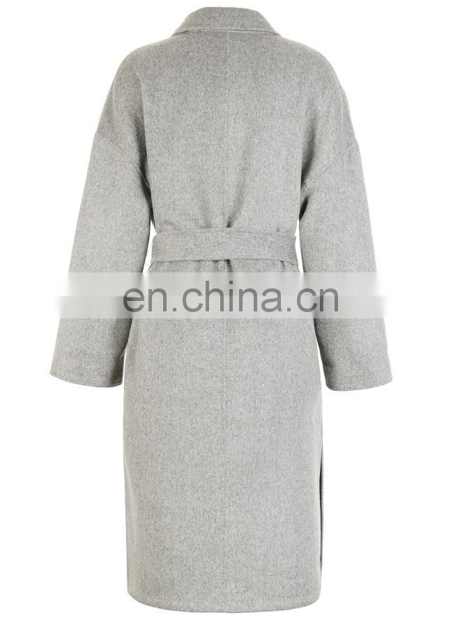 Hot Sale Winter Clothing Women Fashion Overcoat Long Wool Jacket