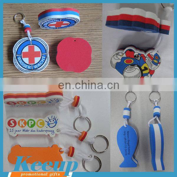 Custom Logo Promotional Gifts Cheap Blank Mini EVA Keychain