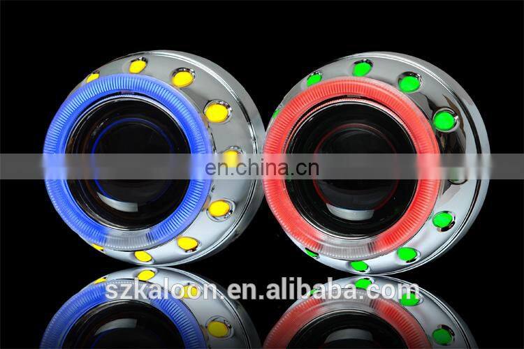 Bixenon Projector Lens kit with Angel Eye CCFL H1 H7 H4 H13 HB3 HB4 9004 9007+2pcs 35w AC Ballasts for Headlamp