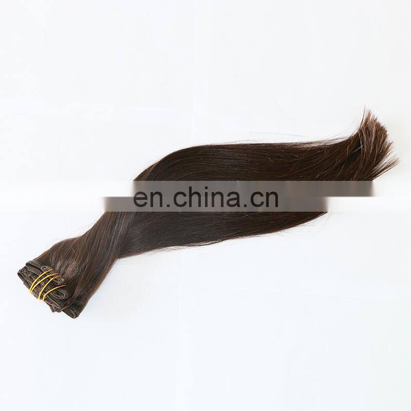 body wave bundle weft Brazilian Remy Virgin human remy hair extensions clip in
