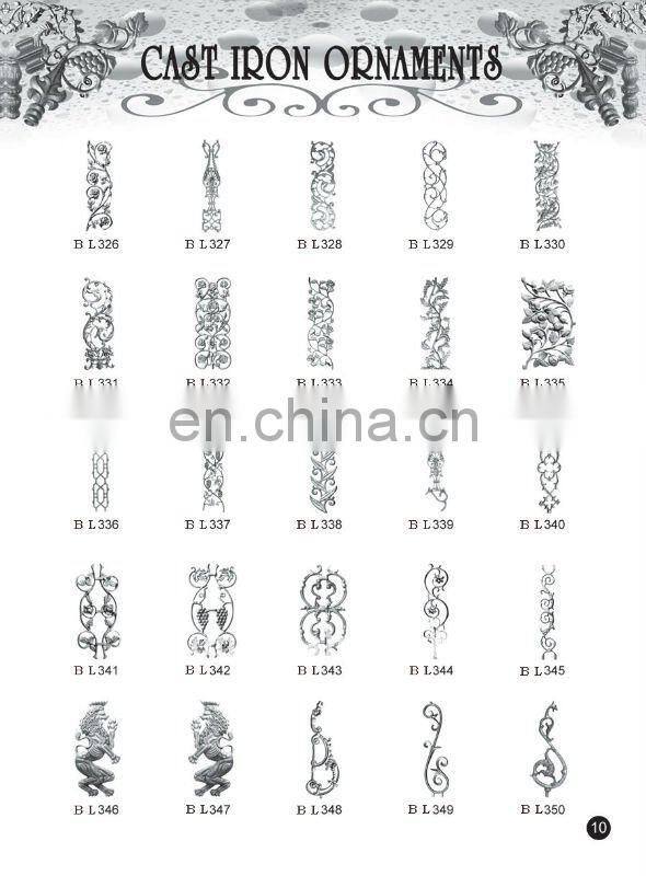 4130-weldable ornamental cast steel flowers producer hebei china