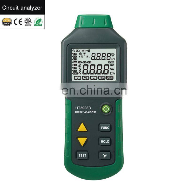 Household conform CE Certificate's AC circuit fast falult analysis meter Circuit Analyzer