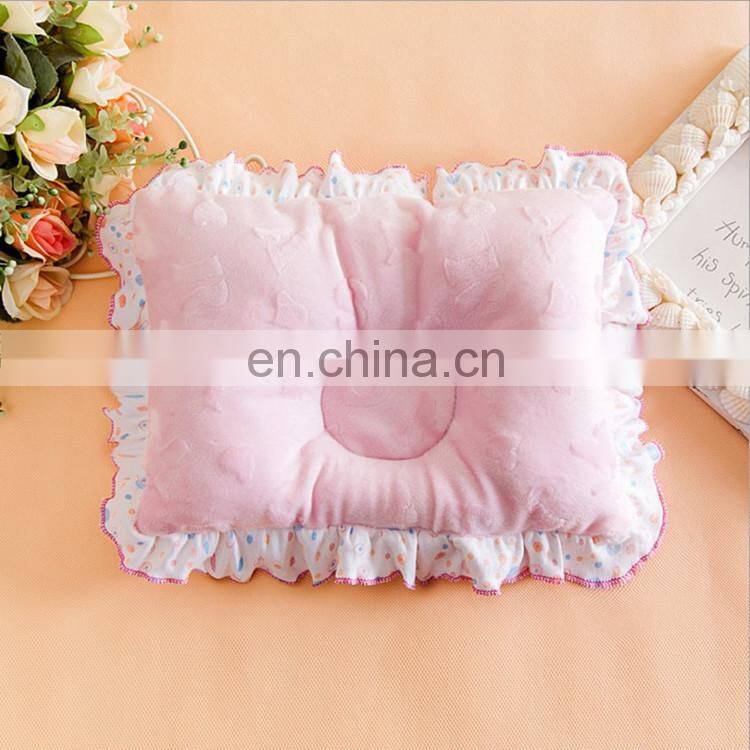 Crown Baby Head Shaping Pillow Organic Cotton Baby Wedge Pillow Protective Sleeping Pillow