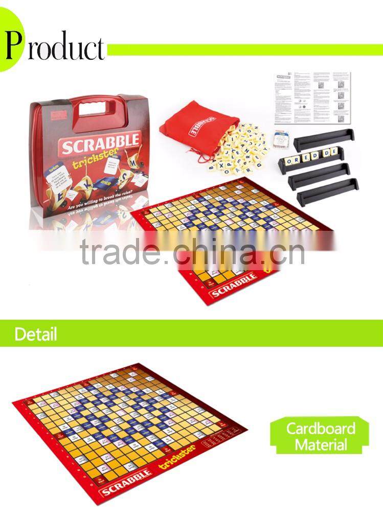 2016 Hot board game from China board game manufacturer