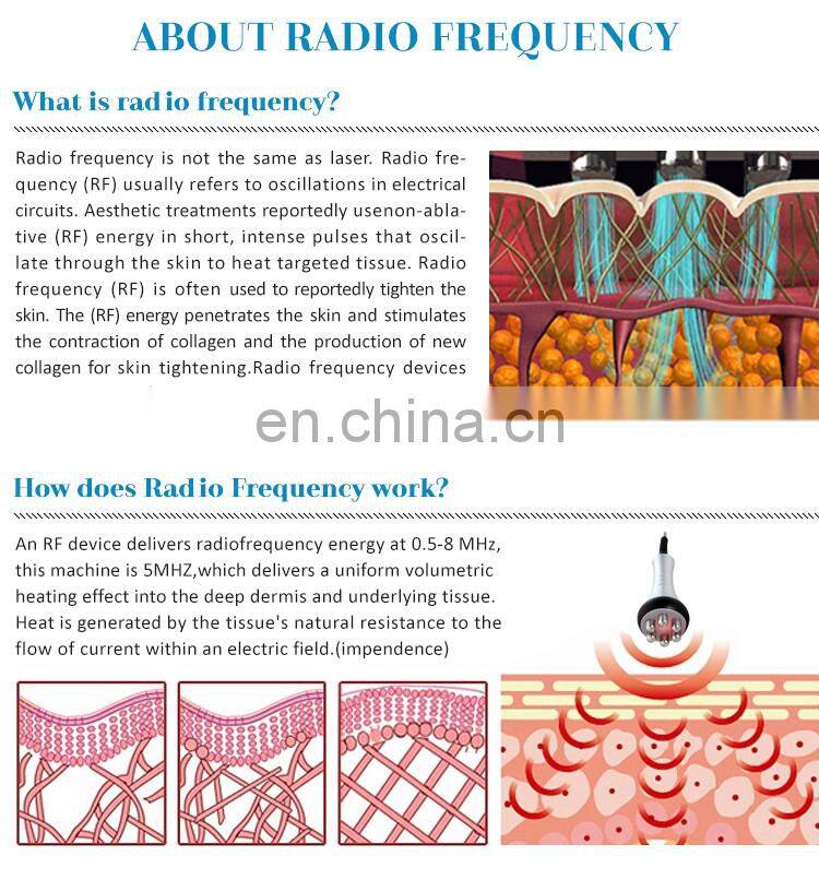 Portable 40K RF Body Weight Loss Body Slimming Cavitation Fat Removal Cellulite Ultrasound Machine