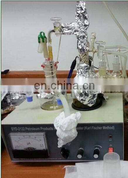 Manual Karl Fischer Method Water Content Tester