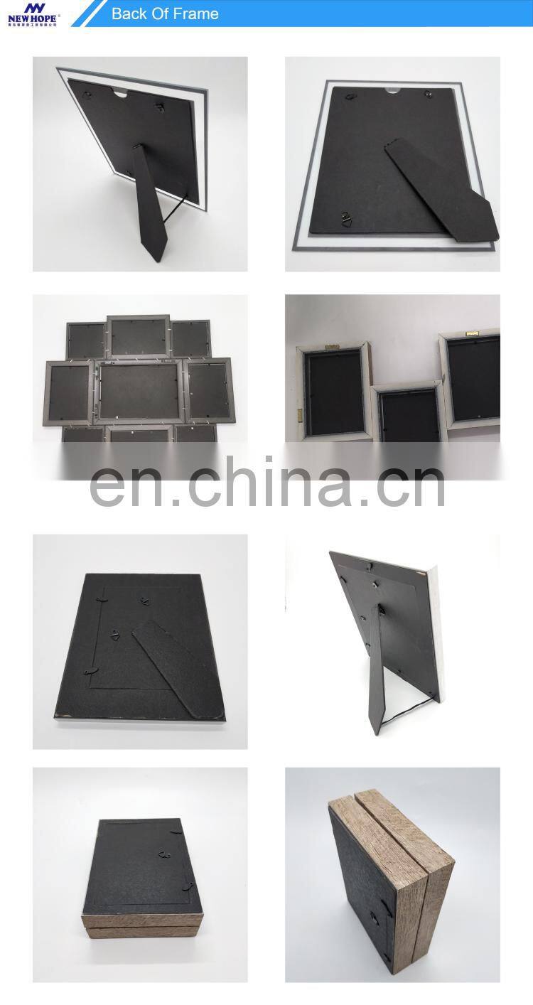 Wholesale Simple Art Glass Picture Frame For Wedding Transparent Glass Panel Photo Frame