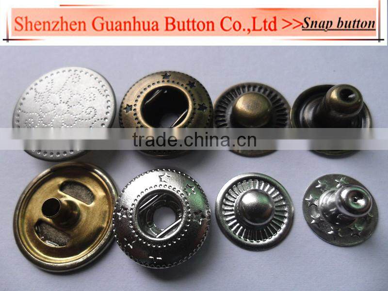 Spring Snap Metal Press Button