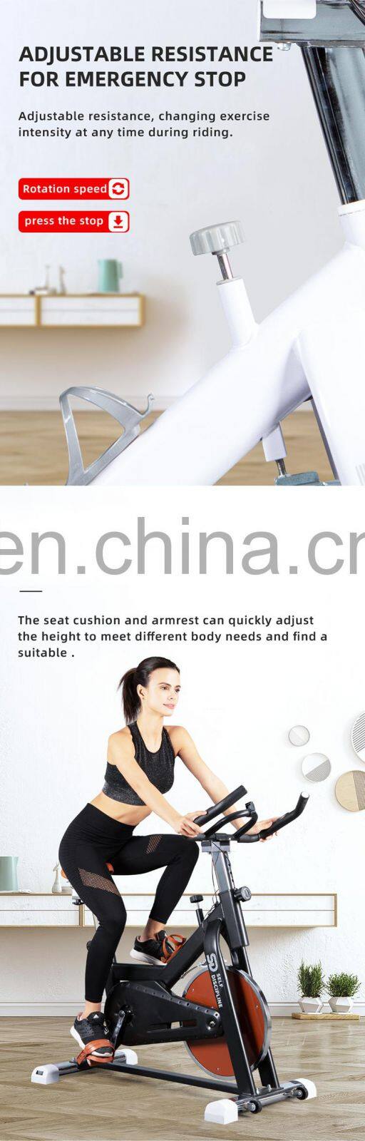 New Design Rotary Bike Fitness Club Using Spin Bike,Bodyfit Exercise Bike