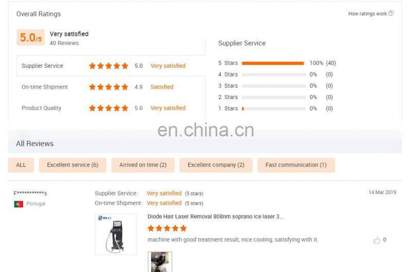 Manufacture low price Germany bar Italy pump 1000w TEC 808nm diode laser hair removal machine