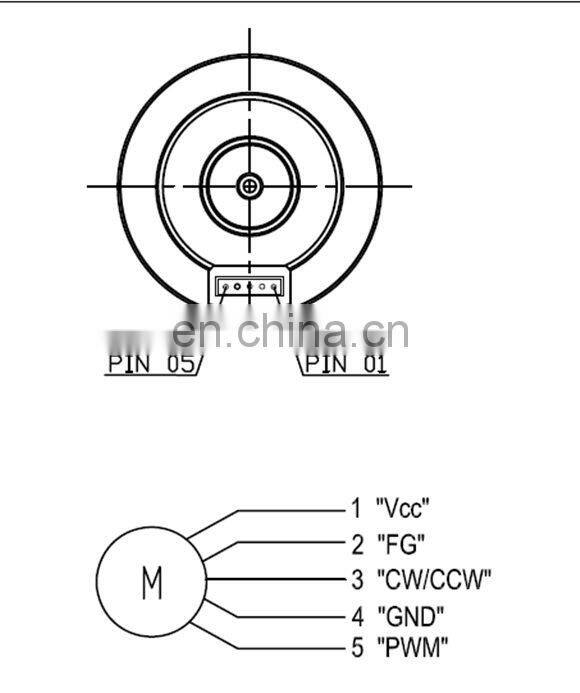 ChiHai Motor GW4632-BL2838  Dc brushless worm gear motor power off self-locking 24V25w long life for robot and electronic locks