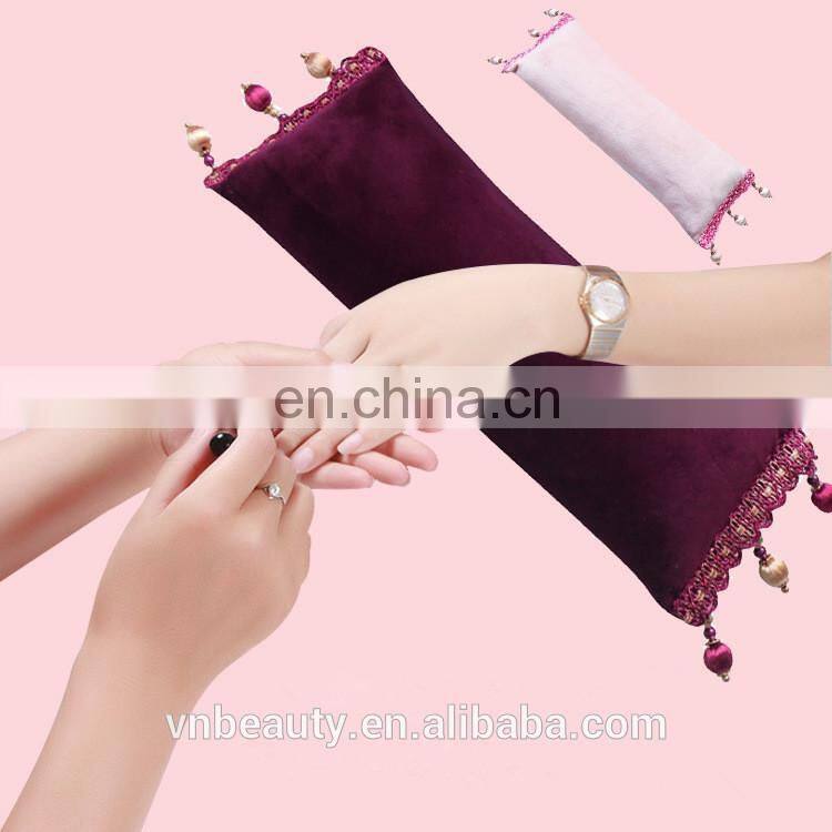 New Retro Tassel Nail Art Cushion Pillow Hand Holder Nail Arm Rest Manicure Tool