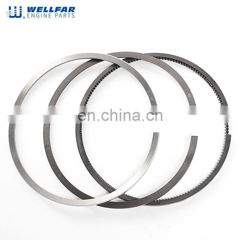 Engine piston kit ISBE ISF3.8 ISF2.8 4B3.9  6B5.9 high quality 102mm piston ring 4089258/4025012