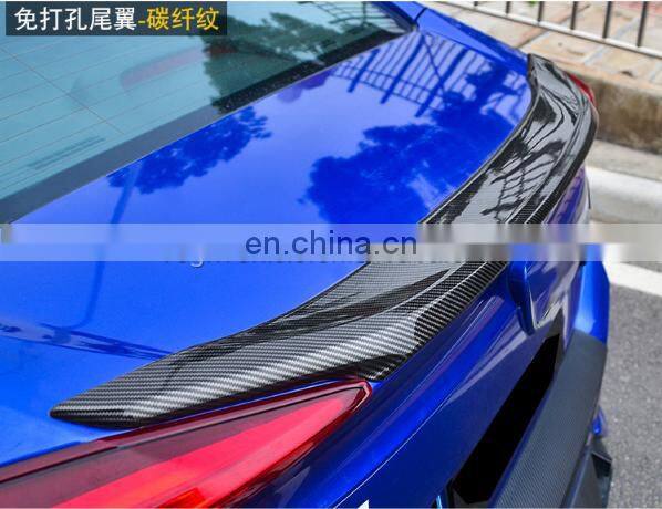 Car accessories carbon fiber roof spoiler car rear wing spoiler for Civi-cs