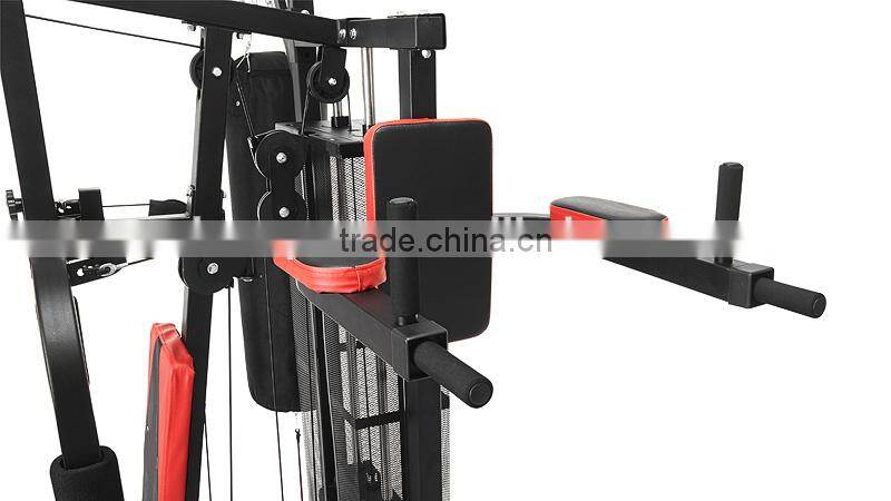 100kg MULTI STATION HOME GYM HG480 EXERCISE EQUIPMENT with BOXING PUNCHING BAG DUMBBELLS