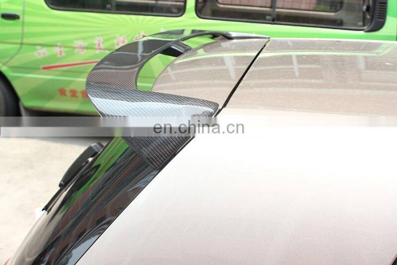 Car Carbon Fiber V Style Roof Spoiler Wing for VW Golf VII 7 2014