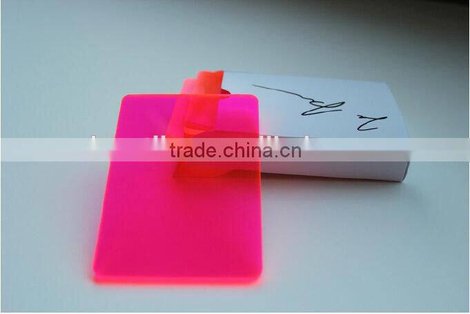 Extruded acrylic board fluorescent