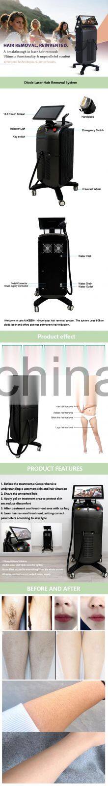 3000w high power 3 wavelength laser de diodo 808 module epilator hair removal treatment handset lightsheer diode laser handpiece