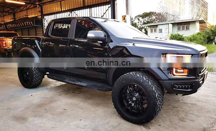 New arrival upgrade body kit facelift tuning kit for ranger T6 T7 T8 upgrade to F150 Raptor kit