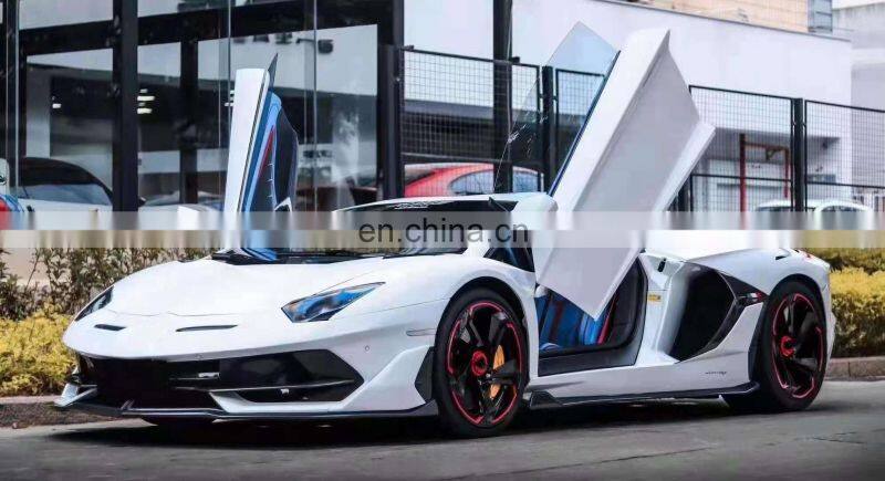 Runde SVJ Style For Lamborghini Aventador Lp700 LP720 FRP+CF Body Kit Car Front Rear Bumper Hood Spoiler Exhaust Fender