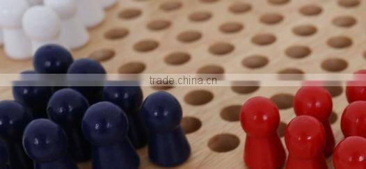 2015 hot promotional items wooden musical instruments play chess game now wooden hexagon draughts Children's early education toy