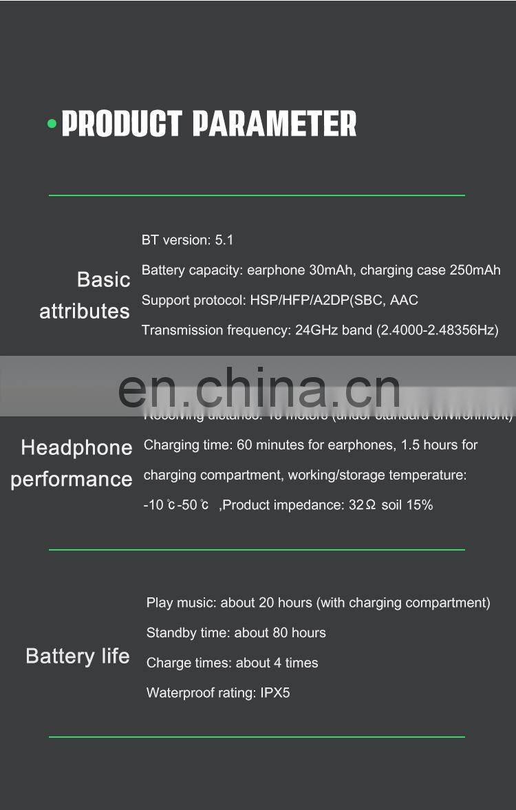 Deep Bass Sound Positioning P86 BT5.1+EDR Game Earbuds Zero Latency wireless gaming headset headphones