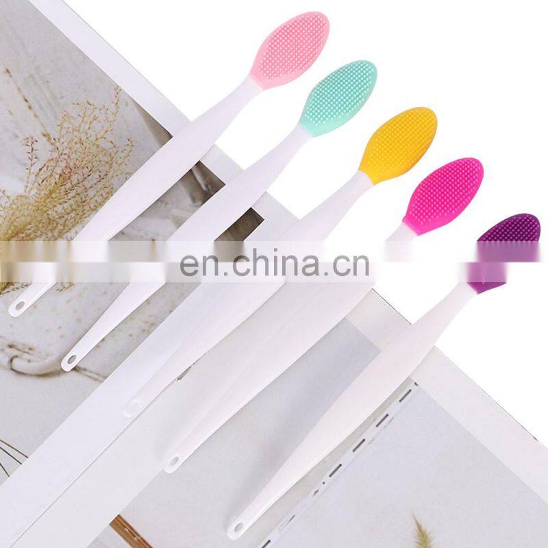 Silicone Lip Scrub Exfolitor Facial Kit for Women Nose Brush