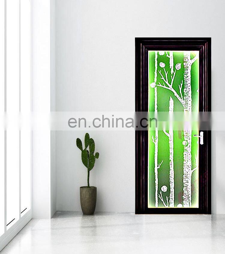 Wholesale Water Resistance Exterior Bathroom Doors China Swing Aluminum Alloy Modern White or Color Profile Apartment 3 Years 00