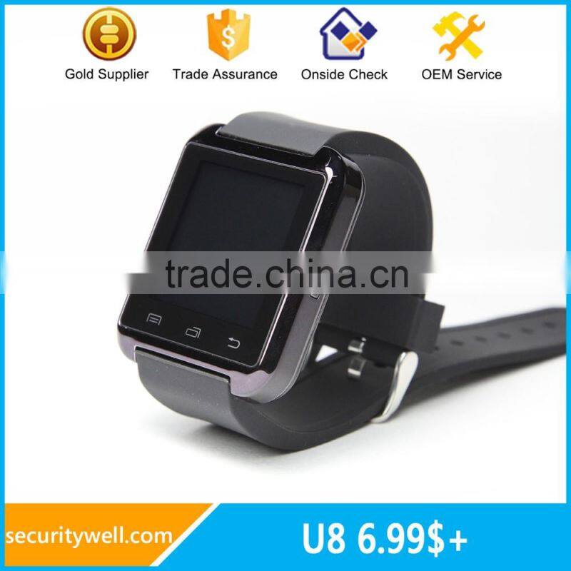 Pedometer Sleep monitor Anti-lost U8 Android Smart watch