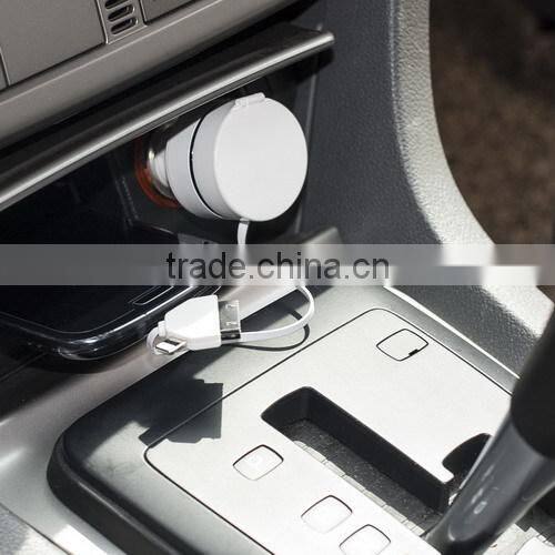 usb car charger 2 port QC 3.0 2000mA/12v car battery charger