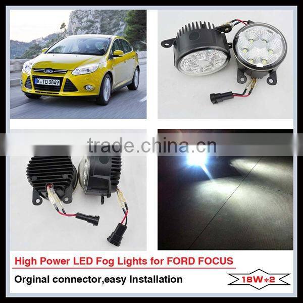 Car accessories top fog lamps car led 18w 12 fog light for FORD