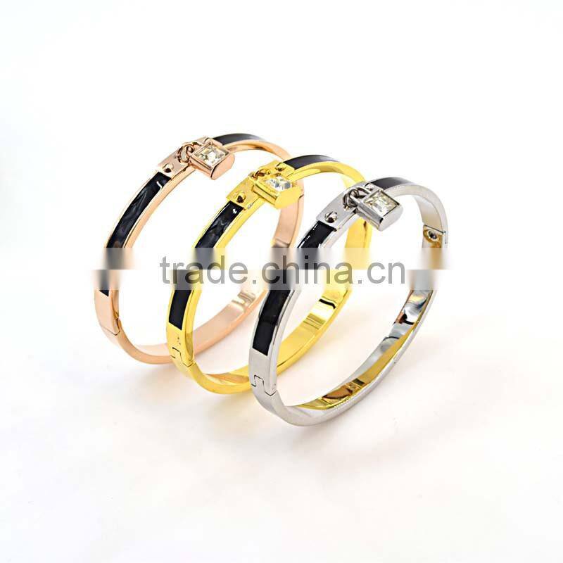 fashion jewelry 2016 lock bangle bracelet