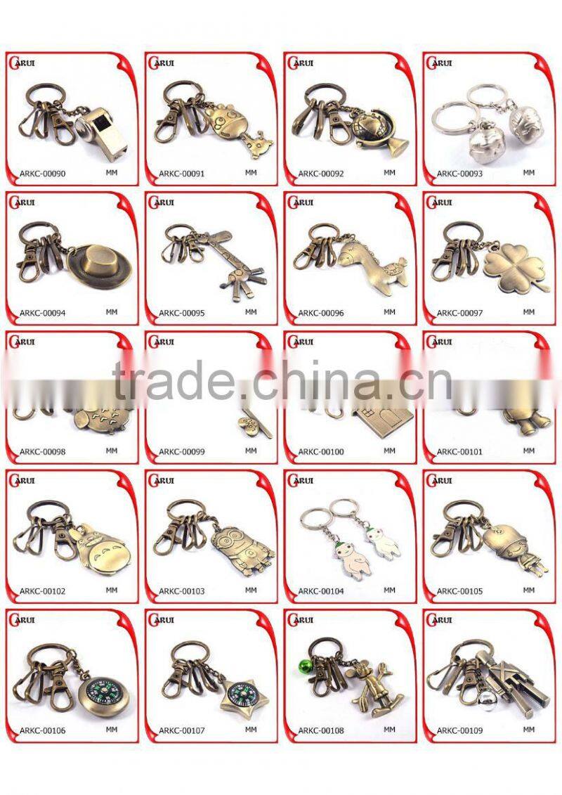 pen promotional gifts key chains steel wire keychain